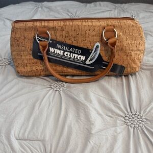 Primitives Insulated Brown Wine Clutch
